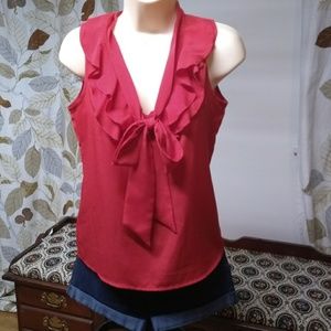 *3/$10* LOFT red blouse
